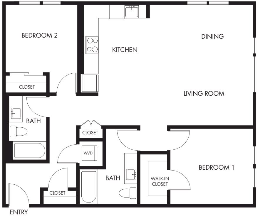 Anthology_Issaquah WA_Floor Plan_Podium P5_Two Bedroom Two Bathroom Anthology_Issaquah WA_Floor Plan_Podium P5_Two Bedroom Two Bathroom